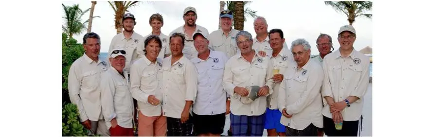 A group of people standing next to each other.